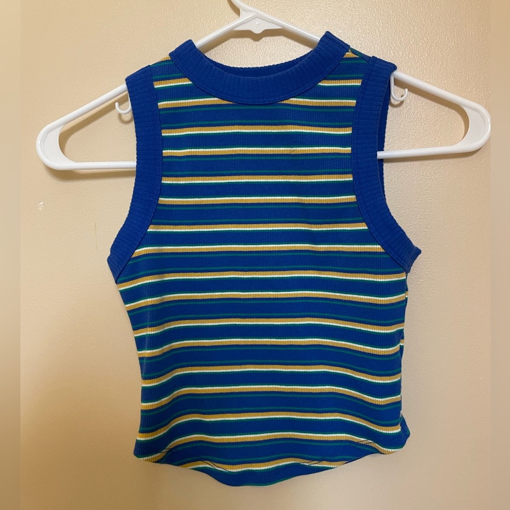Woman’s XS Blue Wild Fable Shirt With Stripes
